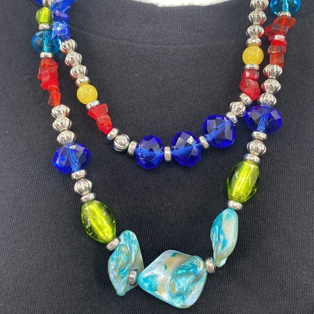 3For$15 MIXIT Jewelry Beaded Multicolor New w\O tag